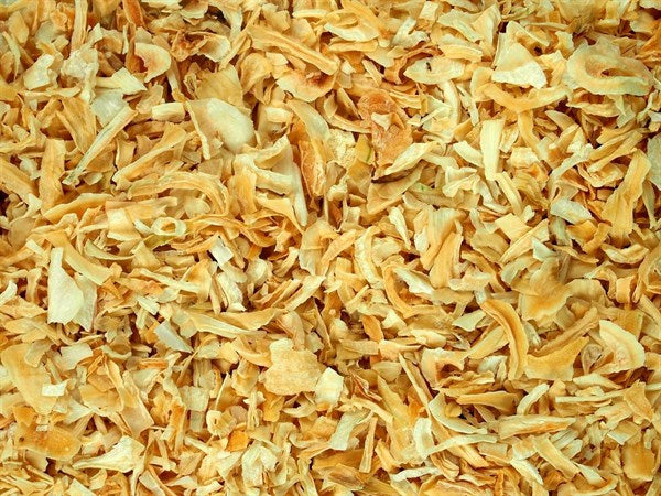 Cibuľa sušená, nakrájaná na plátky, BIO - 100 g